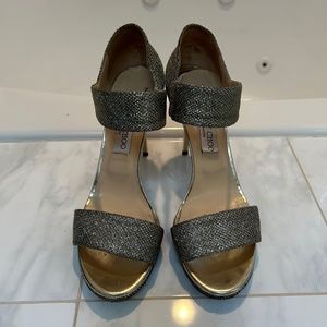 Jimmy Choo Glitter Sandals